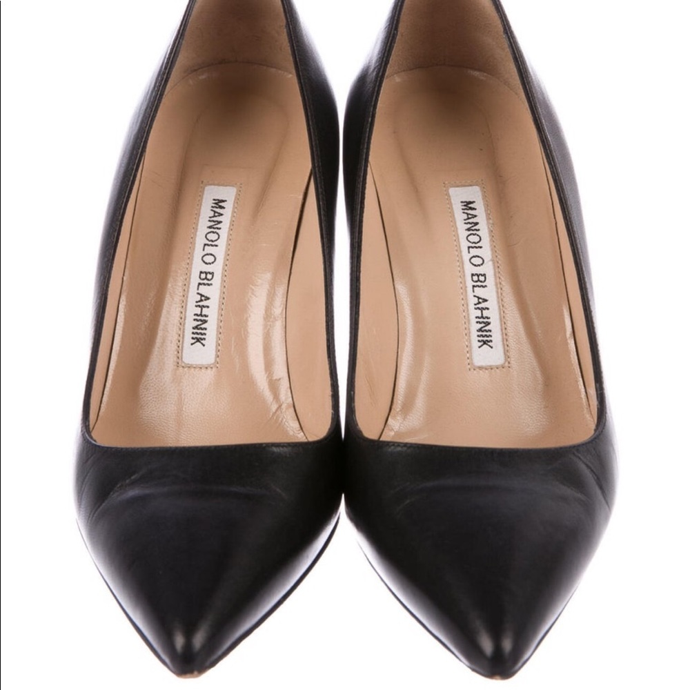 Manolo Blahnik black heels 70mm size 6.5 / 36.5